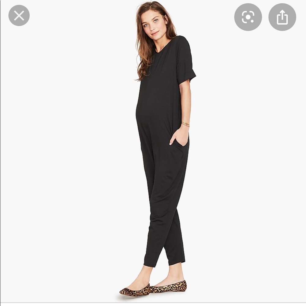 Hatch Black Maternity Jumpsuit